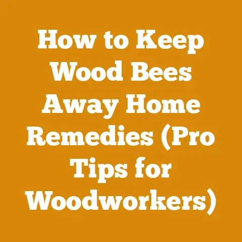 How to Keep Wood Bees Away Home Remedies (Pro Tips for Woodworkers)