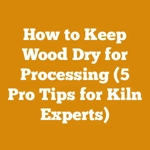 How to Keep Wood Dry for Processing (5 Pro Tips for Kiln Experts)