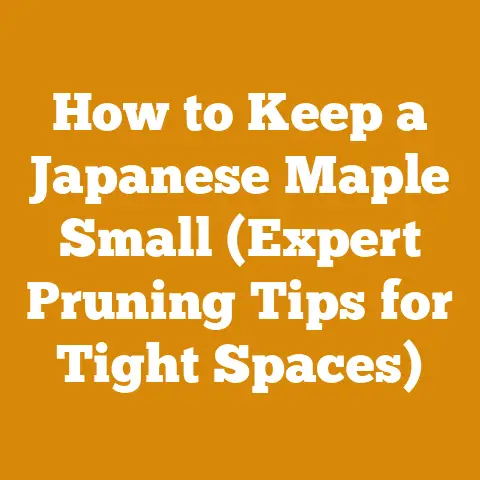 How to Keep a Japanese Maple Small (Expert Pruning Tips for Tight Spaces)