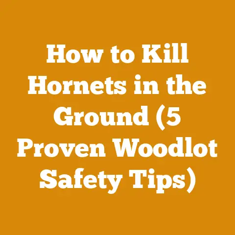 How to Kill Hornets in the Ground (5 Proven Woodlot Safety Tips)