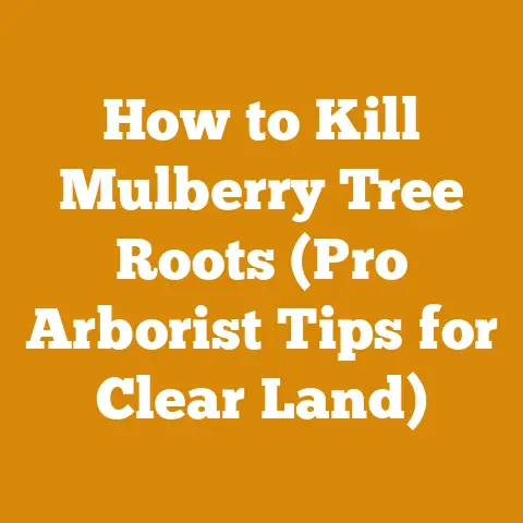 How to Kill Mulberry Tree Roots (Pro Arborist Tips for Clear Land)