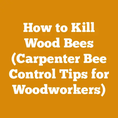 How to Kill Wood Bees (Carpenter Bee Control Tips for Woodworkers)
