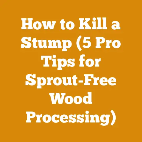 How to Kill a Stump (5 Pro Tips for Sprout-Free Wood Processing)