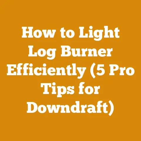How to Light Log Burner Efficiently (5 Pro Tips for Downdraft)