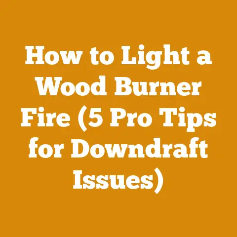 How to Light a Wood Burner Fire (5 Pro Tips for Downdraft Issues)