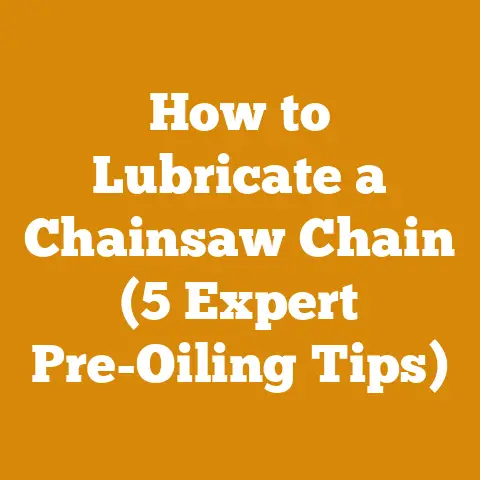 How to Lubricate a Chainsaw Chain (5 Expert Pre-Oiling Tips)