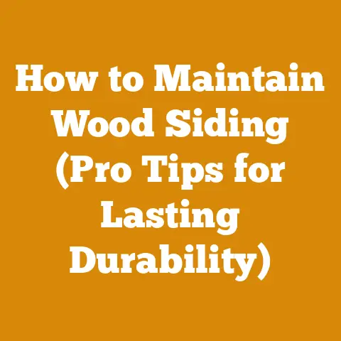 How to Maintain Wood Siding (Pro Tips for Lasting Durability)