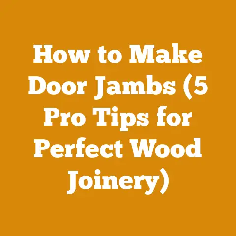 How to Make Door Jambs (5 Pro Tips for Perfect Wood Joinery)