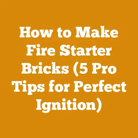 How to Make Fire Starter Bricks (5 Pro Tips for Perfect Ignition)