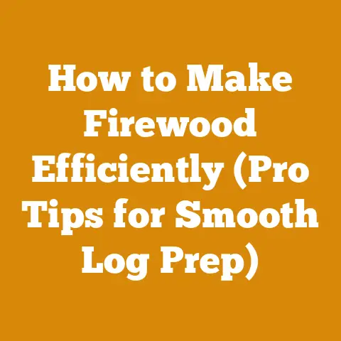 How to Make Firewood Efficiently (Pro Tips for Smooth Log Prep)