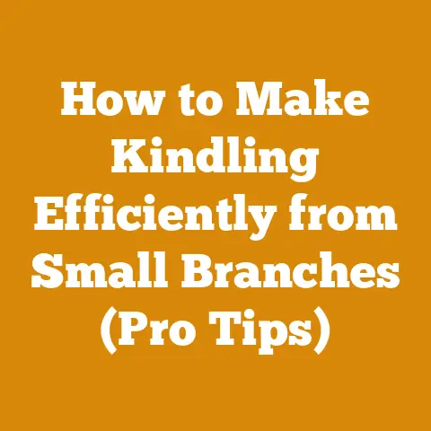 How to Make Kindling Efficiently from Small Branches (Pro Tips)