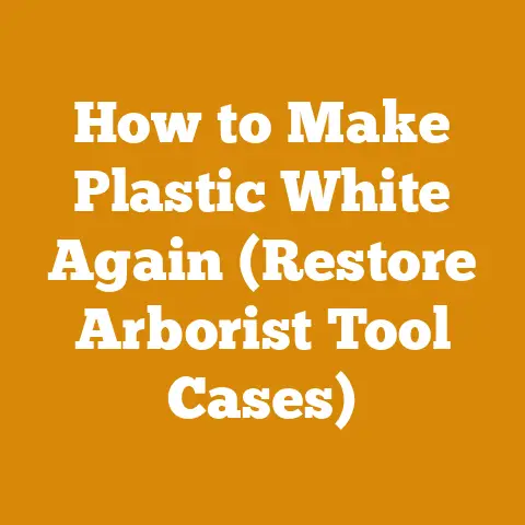 How to Make Plastic White Again (Restore Arborist Tool Cases)