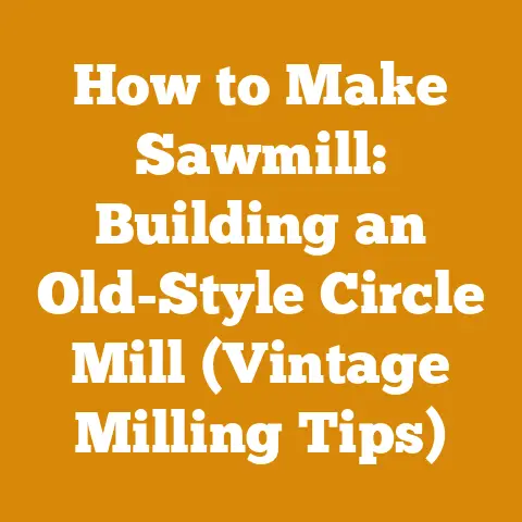 How to Make Sawmill: Building an Old-Style Circle Mill (Vintage Milling Tips)