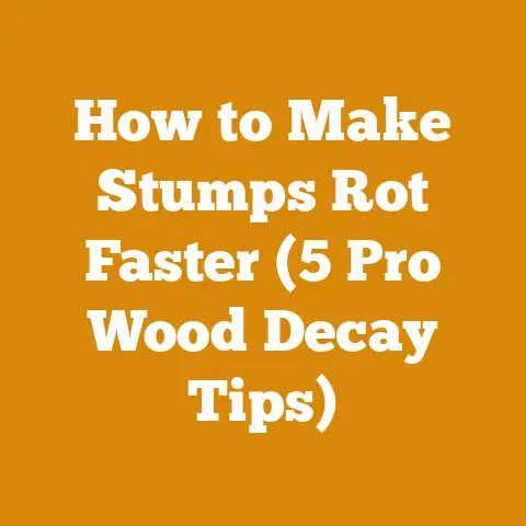 How to Make Stumps Rot Faster (5 Pro Wood Decay Tips)