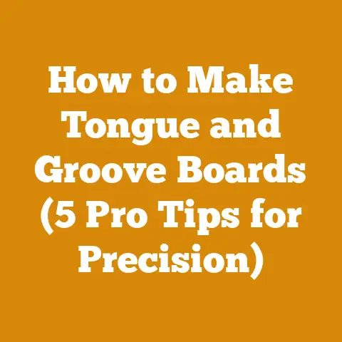 How to Make Tongue and Groove Boards (5 Pro Tips for Precision)