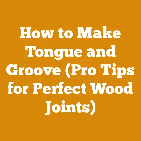 How to Make Tongue and Groove (Pro Tips for Perfect Wood Joints)