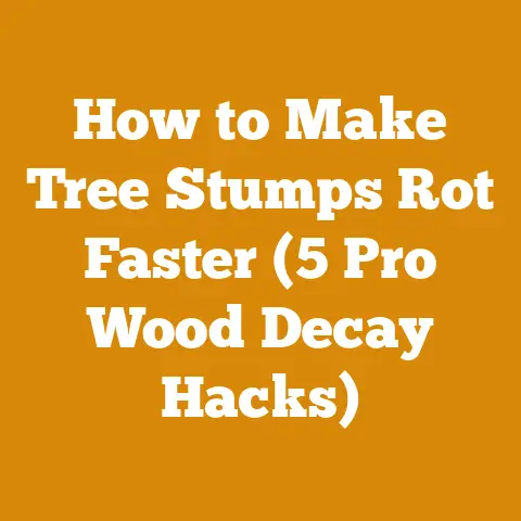 How to Make Tree Stumps Rot Faster (5 Pro Wood Decay Hacks)