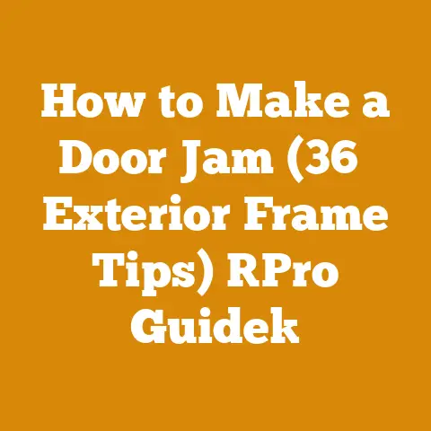 How to Make a Door Jam (36″ Exterior Frame Tips) [Pro Guide]