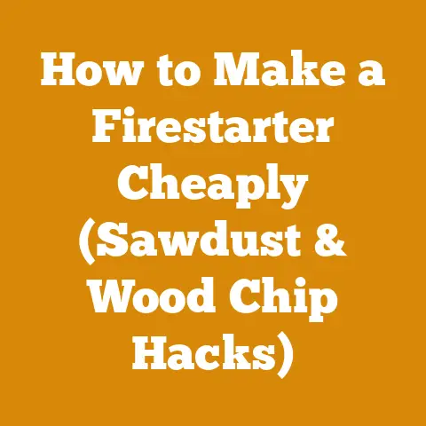How to Make a Firestarter Cheaply (Sawdust & Wood Chip Hacks)