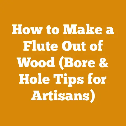 How to Make a Flute Out of Wood (Bore & Hole Tips for Artisans)