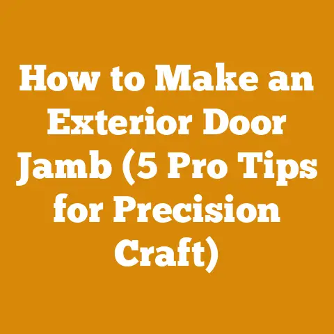 How to Make an Exterior Door Jamb (5 Pro Tips for Precision Craft)