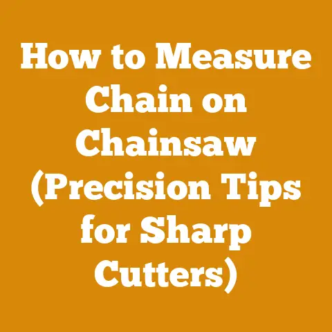 How to Measure Chain on Chainsaw (Precision Tips for Sharp Cutters)
