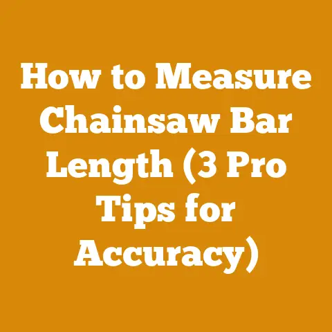 How to Measure Chainsaw Bar Length (3 Pro Tips for Accuracy)