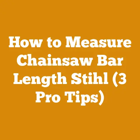 How to Measure Chainsaw Bar Length Stihl (3 Pro Tips)