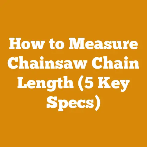 How to Measure Chainsaw Chain Length (5 Key Specs)