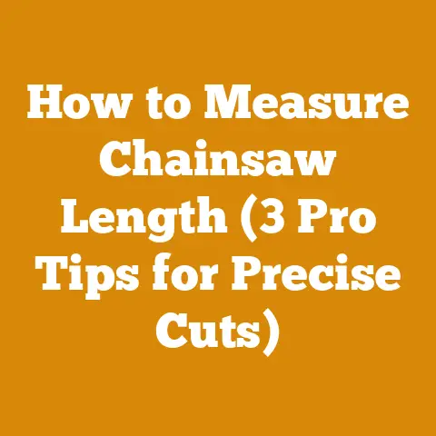 How to Measure Chainsaw Length (3 Pro Tips for Precise Cuts)