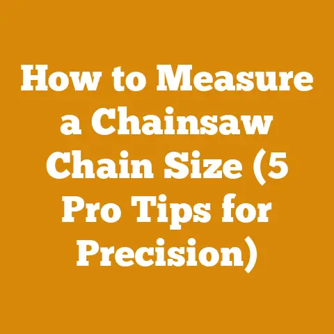 How to Measure a Chainsaw Chain Size (5 Pro Tips for Precision)