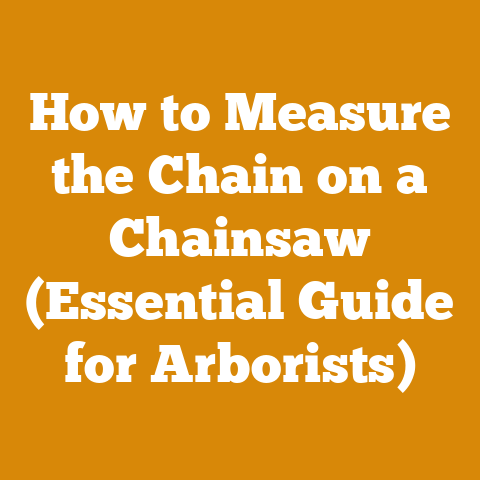 How to Measure the Chain on a Chainsaw (Essential Guide for Arborists)