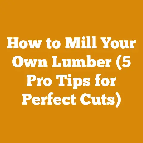 How to Mill Your Own Lumber (5 Pro Tips for Perfect Cuts)