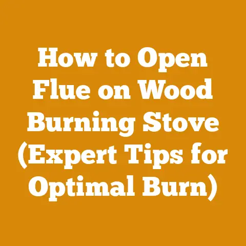 How to Open Flue on Wood Burning Stove (Expert Tips for Optimal Burn)