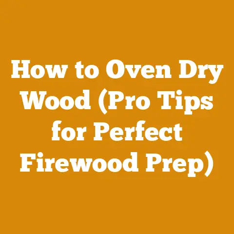 How to Oven Dry Wood (Pro Tips for Perfect Firewood Prep)