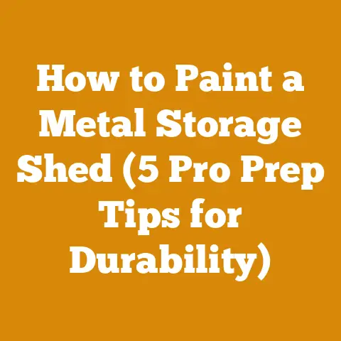 How to Paint a Metal Storage Shed (5 Pro Prep Tips for Durability)