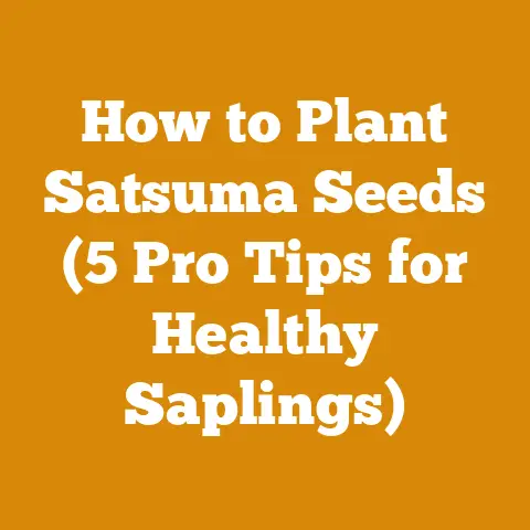 How to Plant Satsuma Seeds (5 Pro Tips for Healthy Saplings)