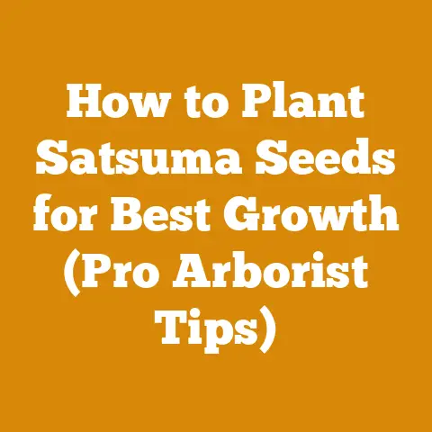 How to Plant Satsuma Seeds for Best Growth (Pro Arborist Tips)
