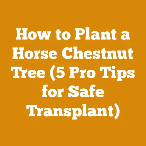 How to Plant a Horse Chestnut Tree (5 Pro Tips for Safe Transplant)