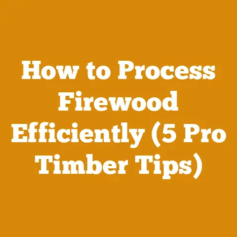 How to Process Firewood Efficiently (5 Pro Timber Tips)
