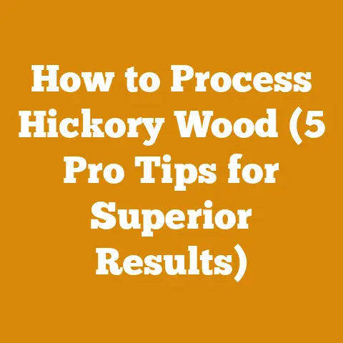 How to Process Hickory Wood (5 Pro Tips for Superior Results)