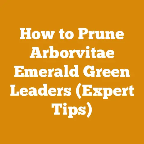 How to Prune Arborvitae Emerald Green Leaders (Expert Tips)