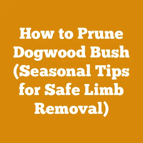 How to Prune Dogwood Bush (Seasonal Tips for Safe Limb Removal)