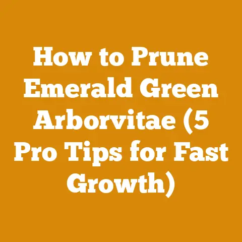 How to Prune Emerald Green Arborvitae (5 Pro Tips for Fast Growth)