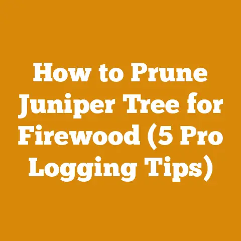 How to Prune Juniper Tree for Firewood (5 Pro Logging Tips)
