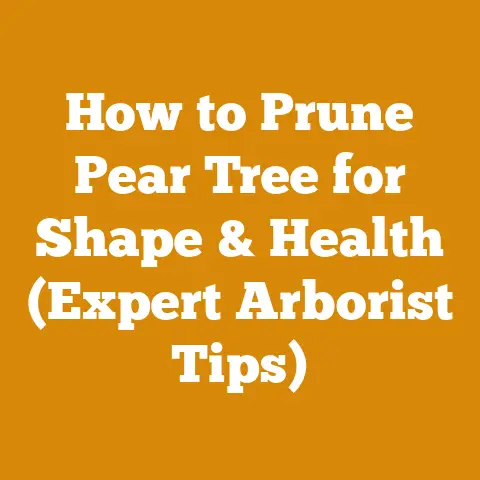 How to Prune Pear Tree for Shape & Health (Expert Arborist Tips)