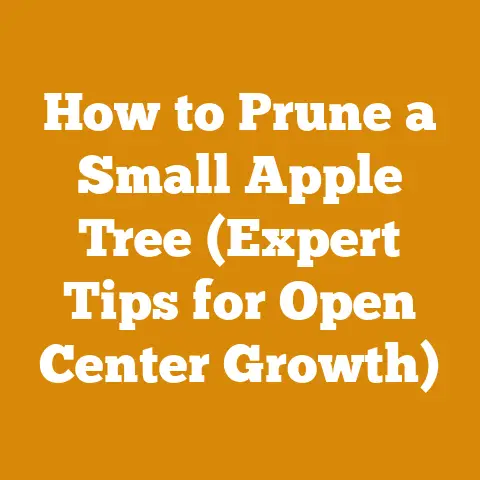 How to Prune a Small Apple Tree (Expert Tips for Open Center Growth)