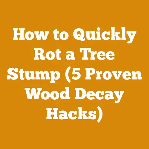 How to Quickly Rot a Tree Stump (5 Proven Wood Decay Hacks)