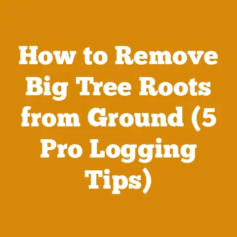How to Remove Big Tree Roots from Ground (5 Pro Logging Tips)