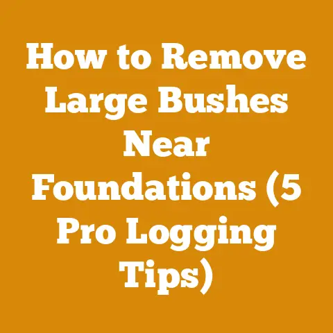 How to Remove Large Bushes Near Foundations (5 Pro Logging Tips)